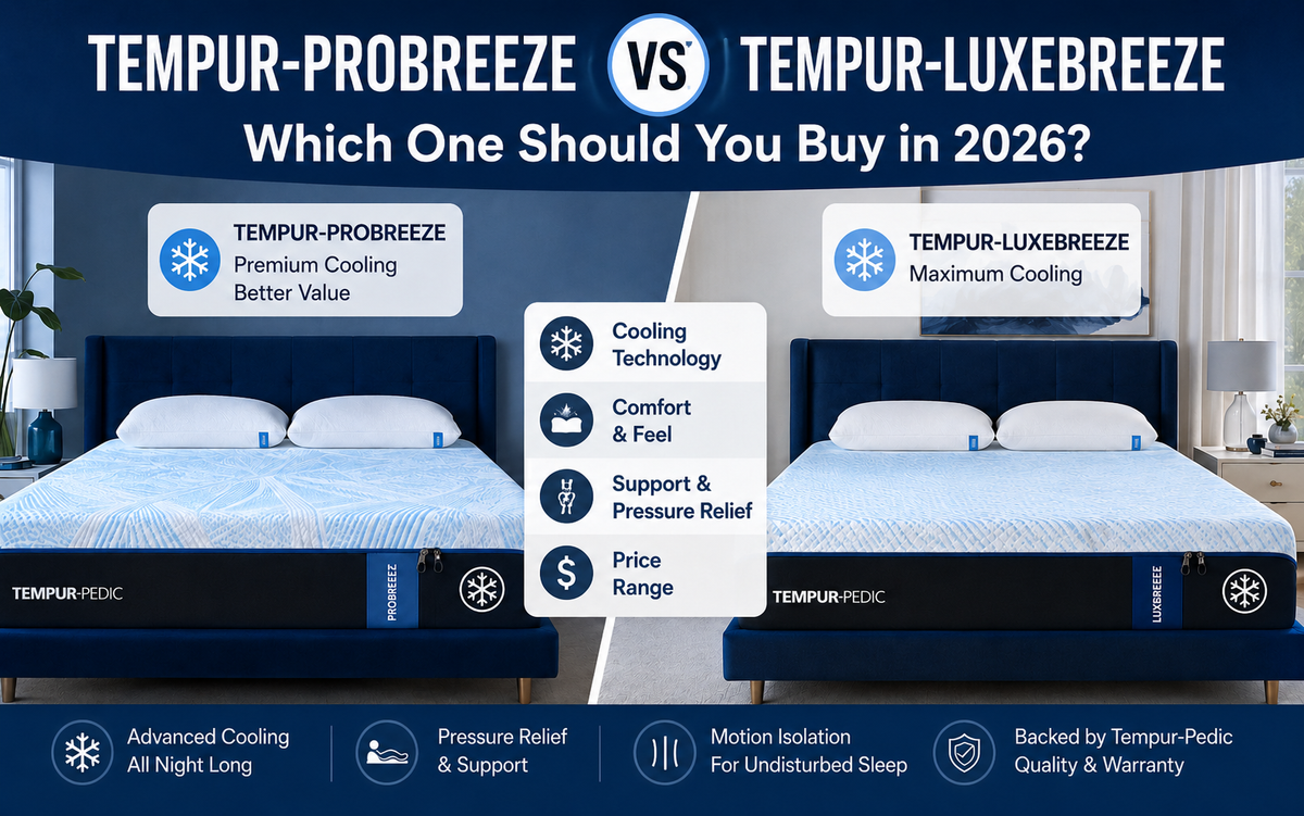 Tempur-ProBreeze vs Tempur-LuxeBreeze: Which One Should You Buy in 2026?
