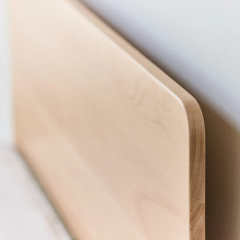 City Bed Frame: Our Essential Platform Bed (Blonde color with Headboard)