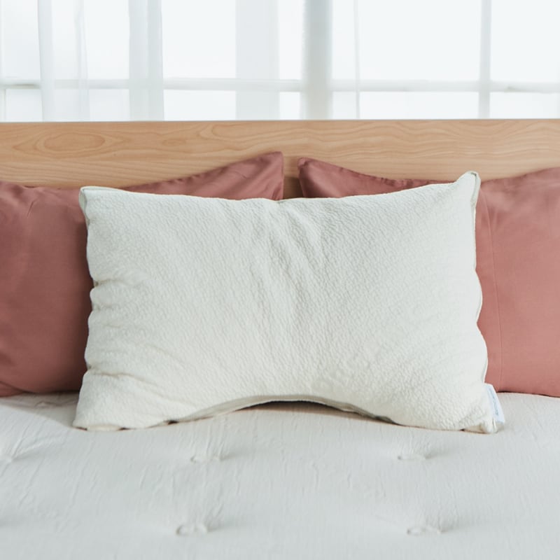 Avocado Green Pillow: Adjustable Organic Bed Pillow