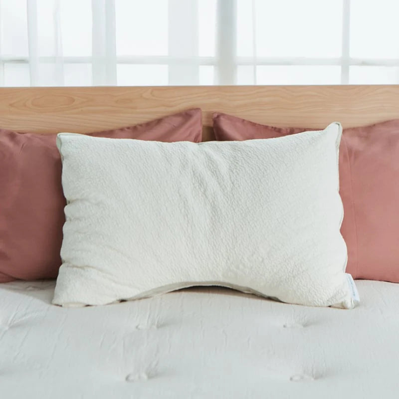Avocado Green Pillow: Adjustable Organic Bed Pillow