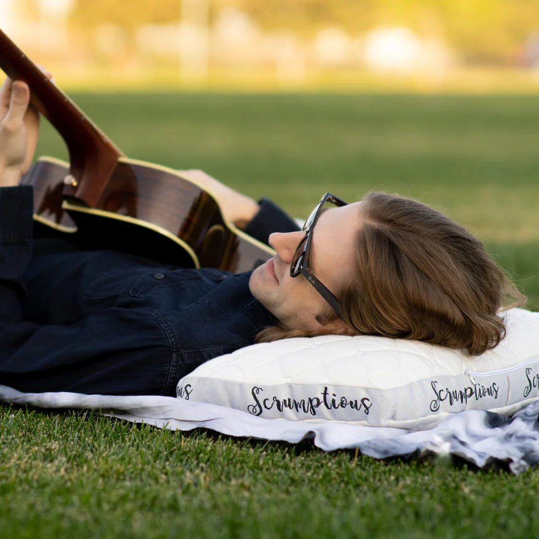 The Scrumptious Side Sleeper Pillow with Cooling Organic Pillowcase