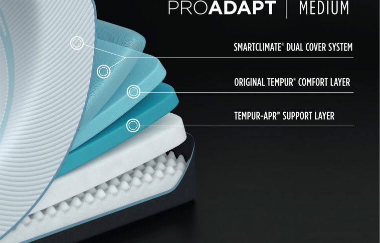 TEMPUR-ProAdapt Previous Generation Medium Mattress 12"
