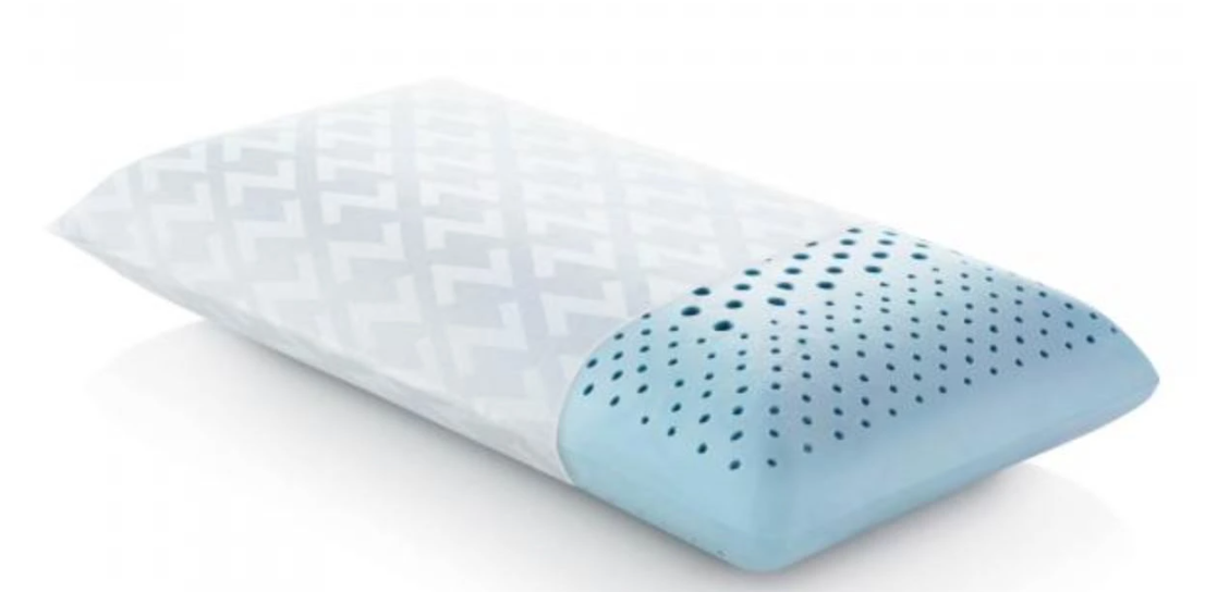 Malouf Zoned Gel Dough Mid Loft King Pillow- Floor Model