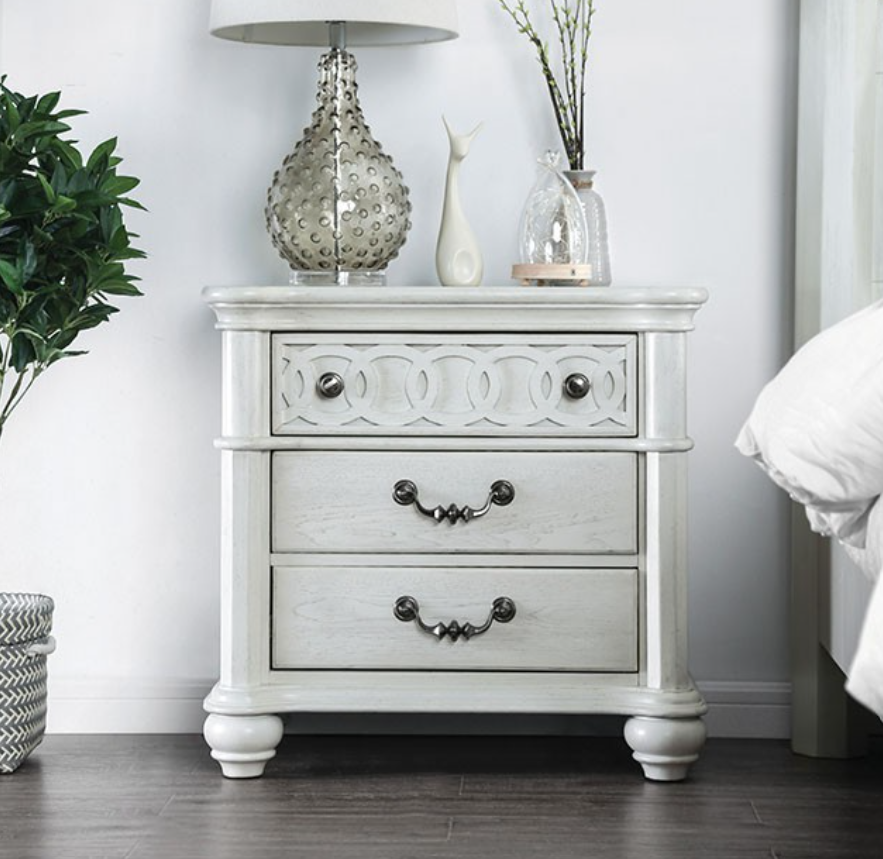 Furniture of America Aveiro Nightstand- Floor Model