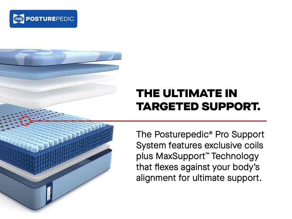 Sealy Posturepedic Plus Dupont II Hybrid Medium Mattress