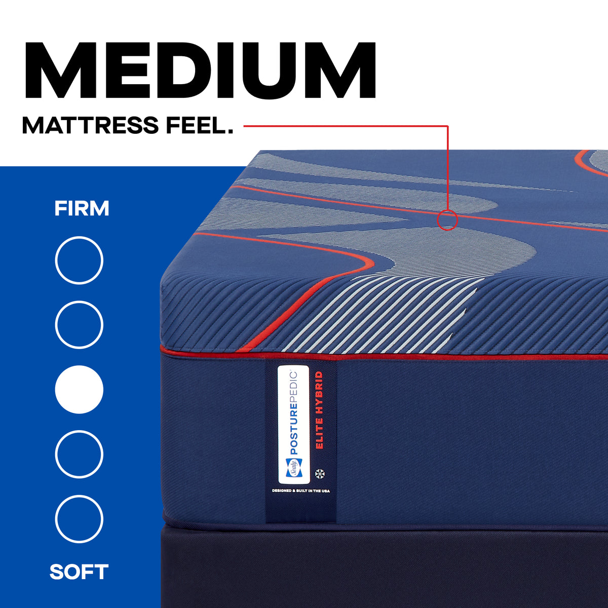Sealy Posturepedic® Elite Albany II - Hybrid Medium
