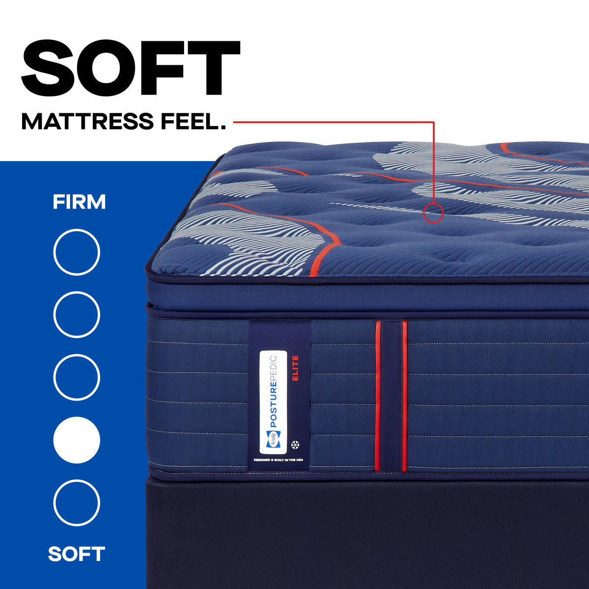 Sealy Posturepedic® Elite Albany II Soft - Euro Pillowtop