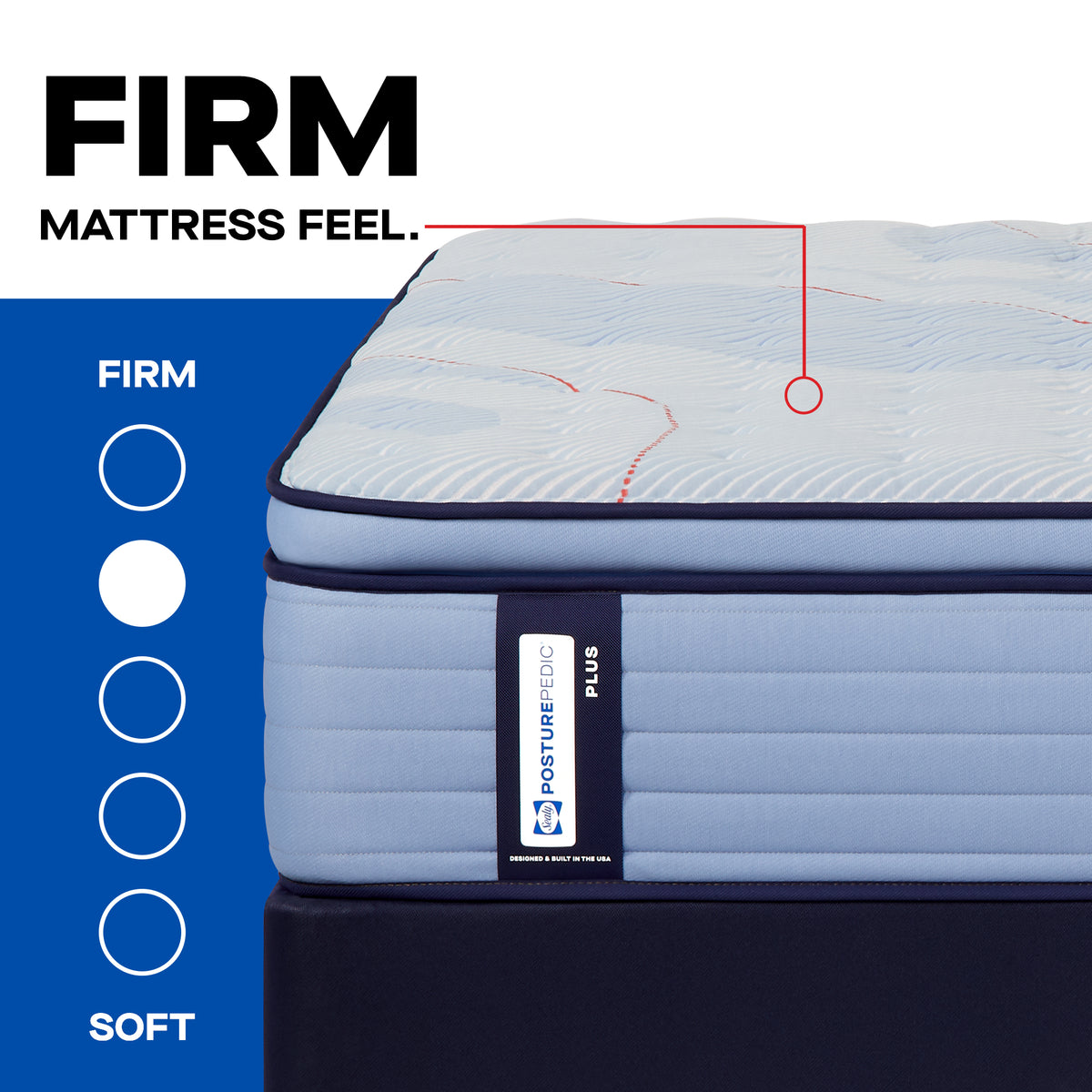 Sealy Posturepedic® Plus Paterson II Firm - Euro Pillowtop