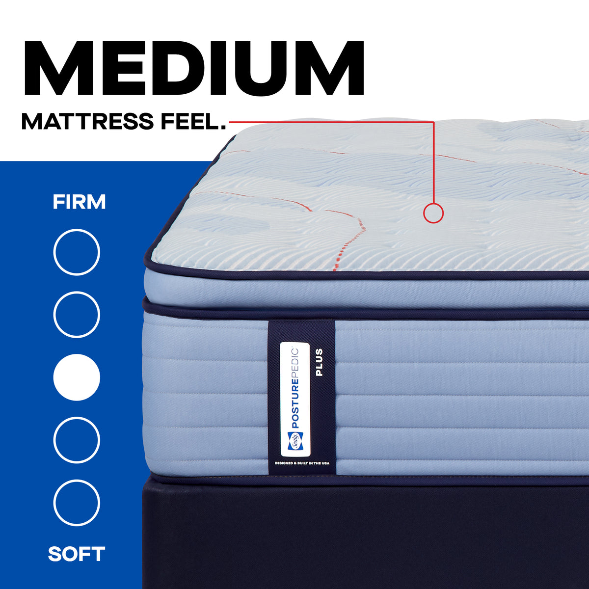 Sealy Posturepedic® Plus Paterson II Medium - Euro Pillowtop