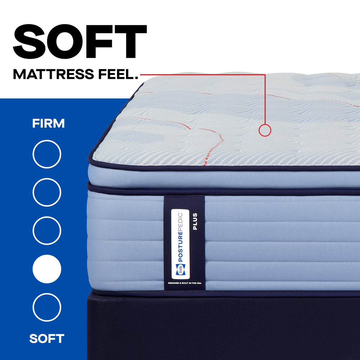 Sealy Posturepedic® Plus Paterson II Soft - Euro Pillowtop