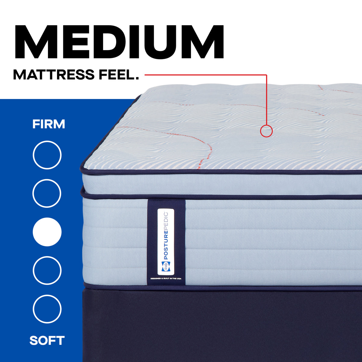 Sealy Posturepedic® Medina II Medium - Euro Pillowtop