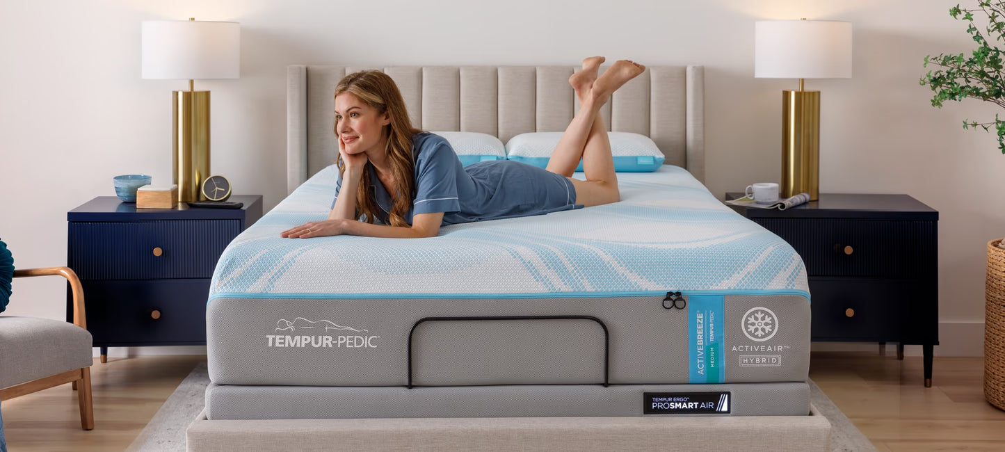 TEMPUR-ActiveBreeze 2.0 Mattress + Base