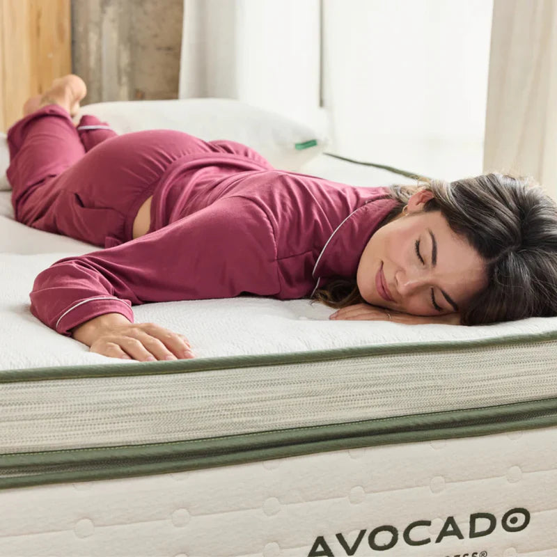 Avocado Green Mattress -  Plush Box-Top