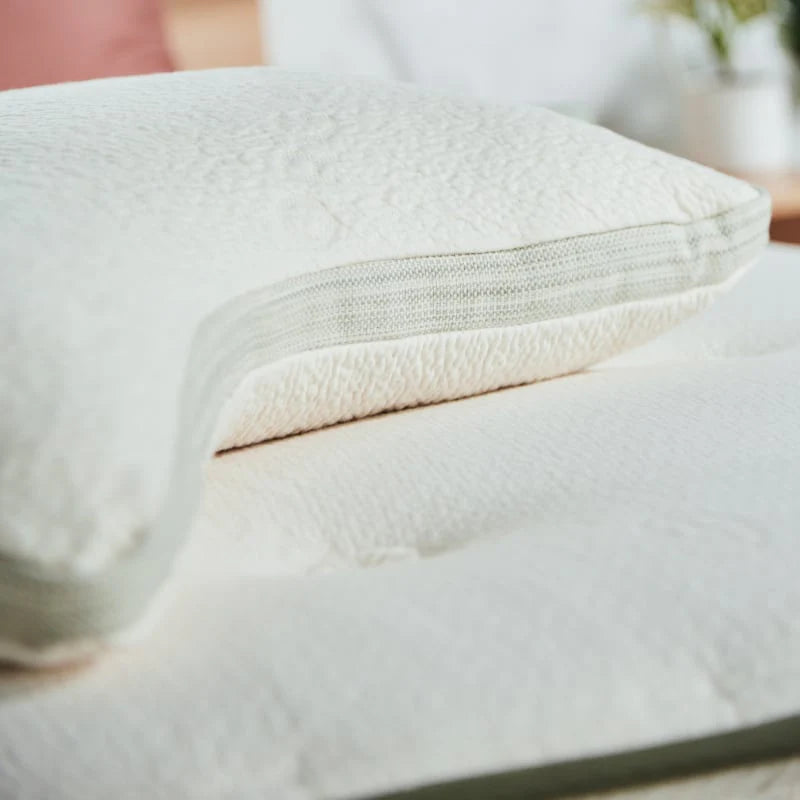 Avocado Green Pillow: Adjustable Organic Bed Pillow
