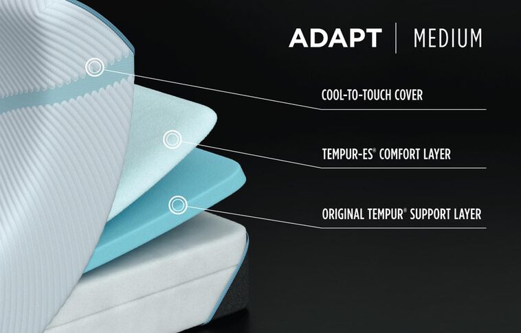 TEMPUR-Adapt Previous Generation Medium Mattress 11"