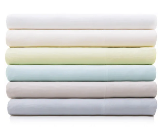 Malouf Rayon From Bamboo White Queen Sheets