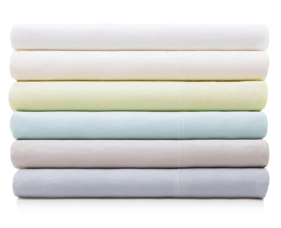 Malouf Rayon From Bamboo White Queen Sheets