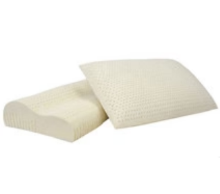 OrganicPedic Natural Rubber Latex Contour Queen Pillow