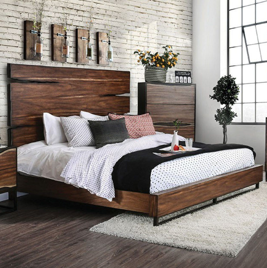 Furniture of America Fulton queen bed- Floor Model