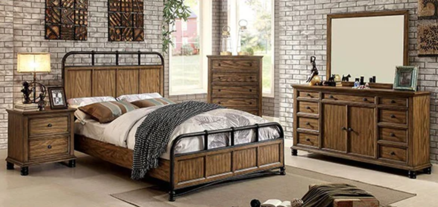 Furniture of America Mcville King Bed- Floor Model