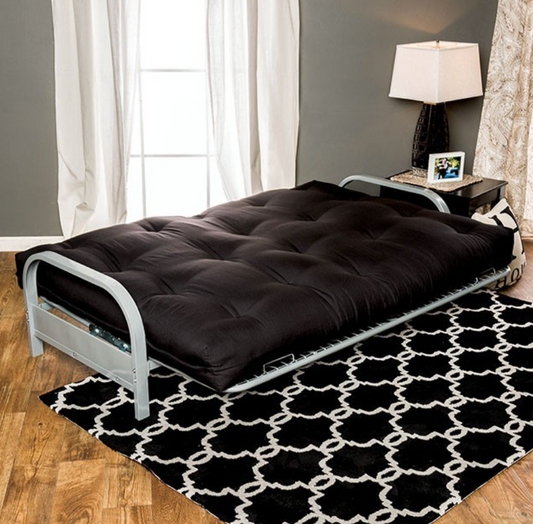 Furniture of America Plosh 8 Inch Futon w/ Spring Mattress- Floor Model